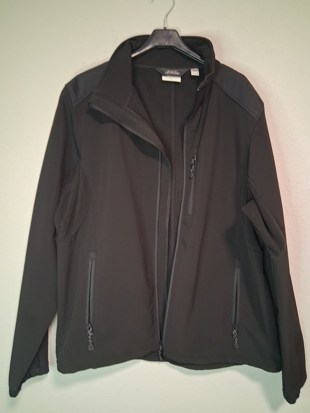 Black Diamond Fleece Jacket Womens XL Black Full Zip Windbreaker Outdoor Hiking
